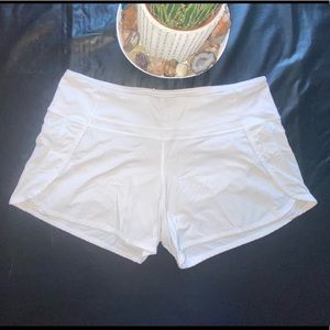 Lululemon Speed Shorts 4” inseam- mid rise
